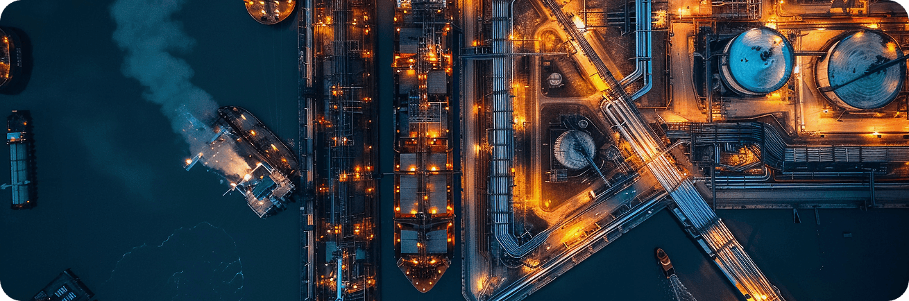 Farmland aerial view